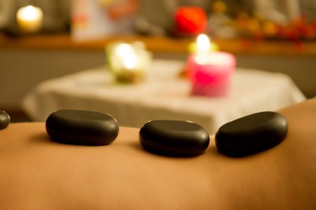 Hot stone massage