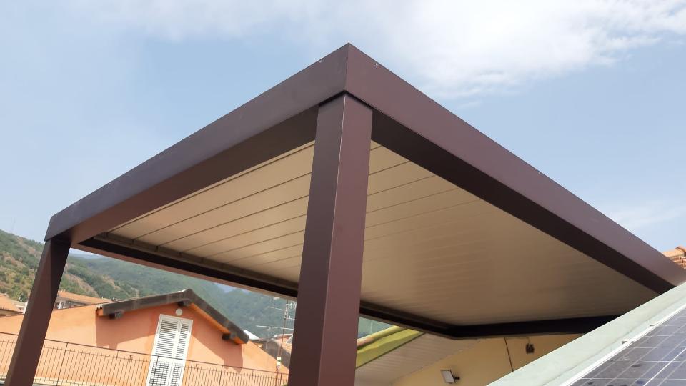 Pergola Bioclimatica bicolore BioRoll