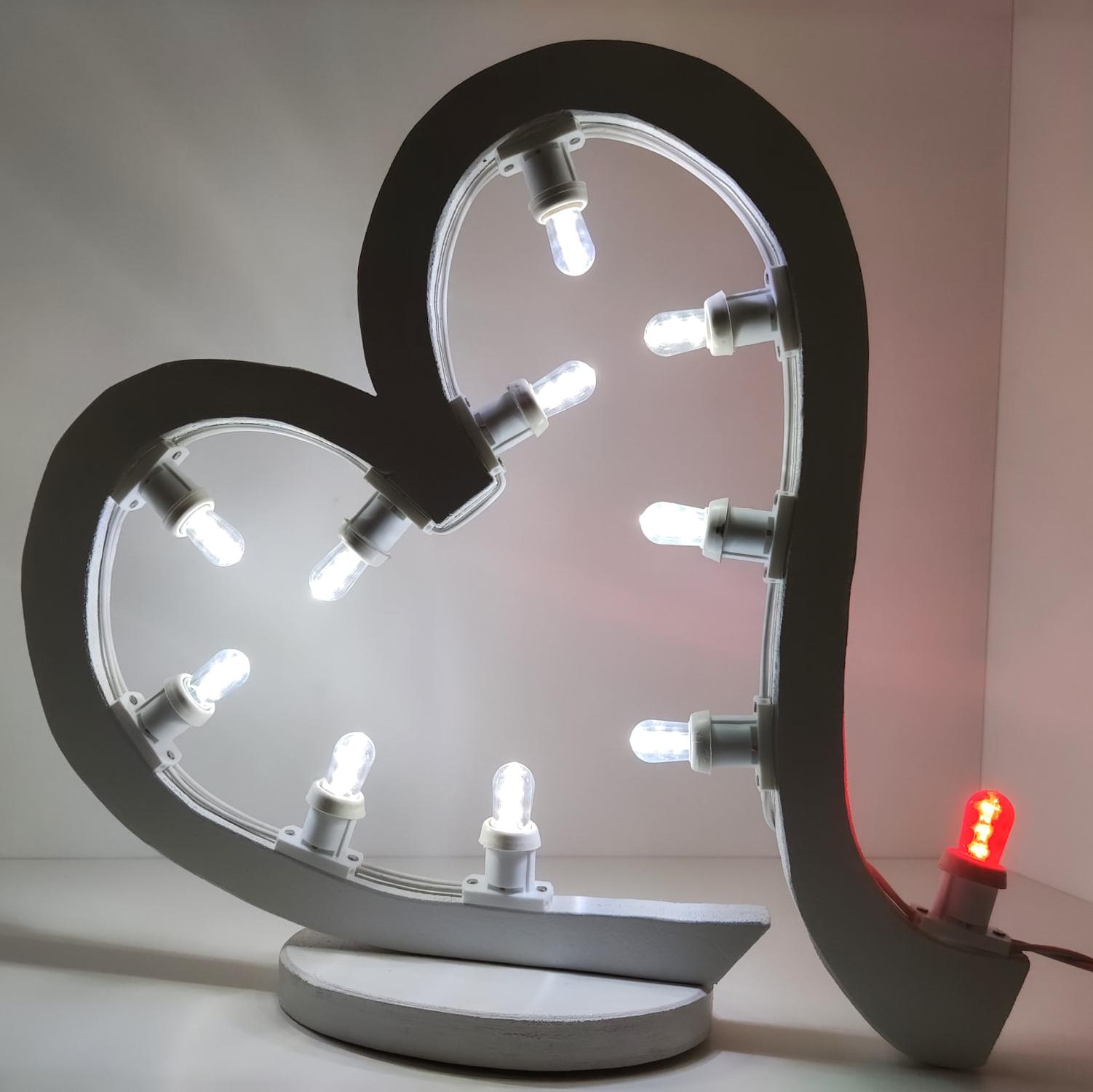 CUORE con Scia Luminare D'Arredo
