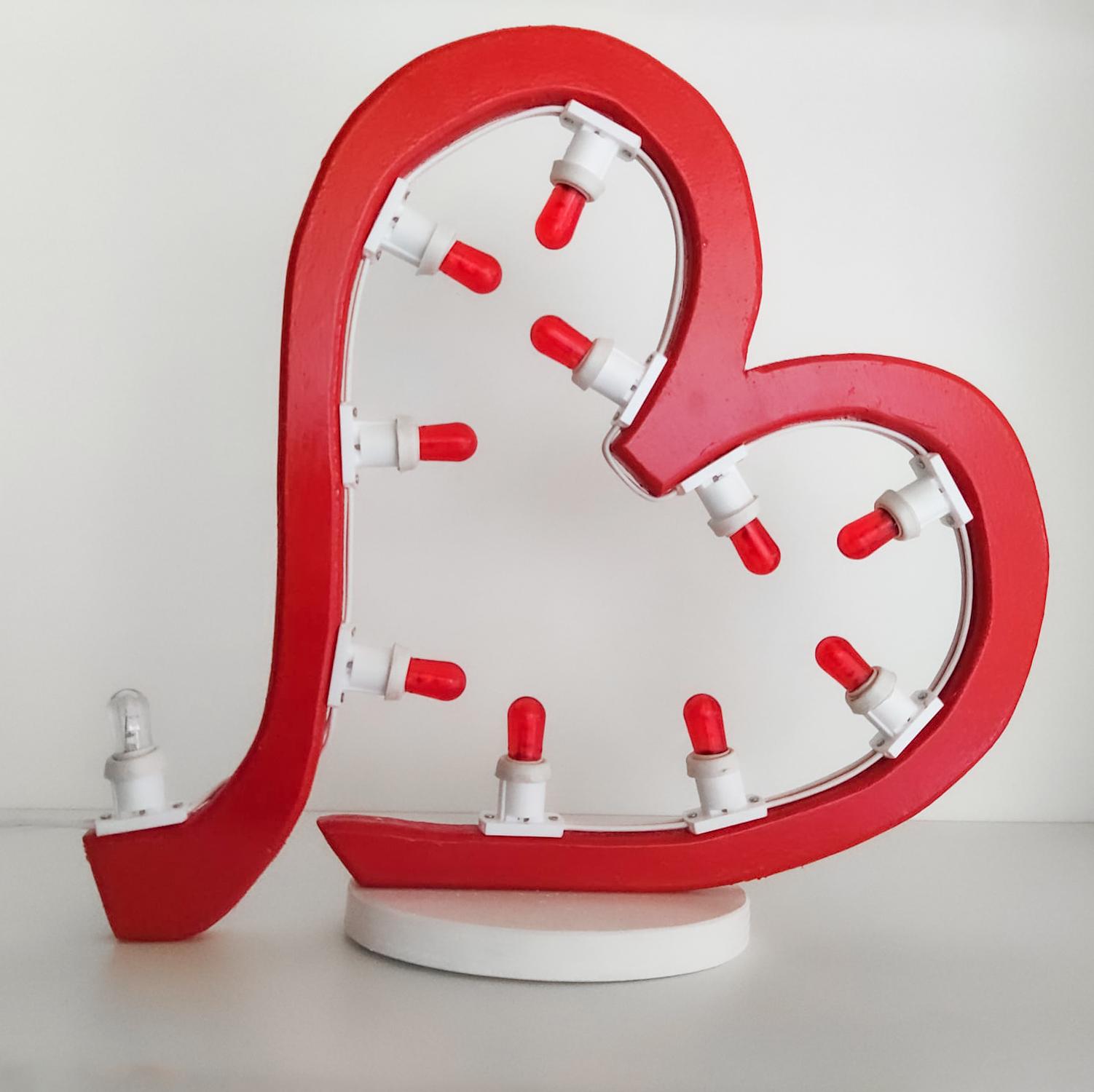 CUORE con Scia Luminare D'Arredo