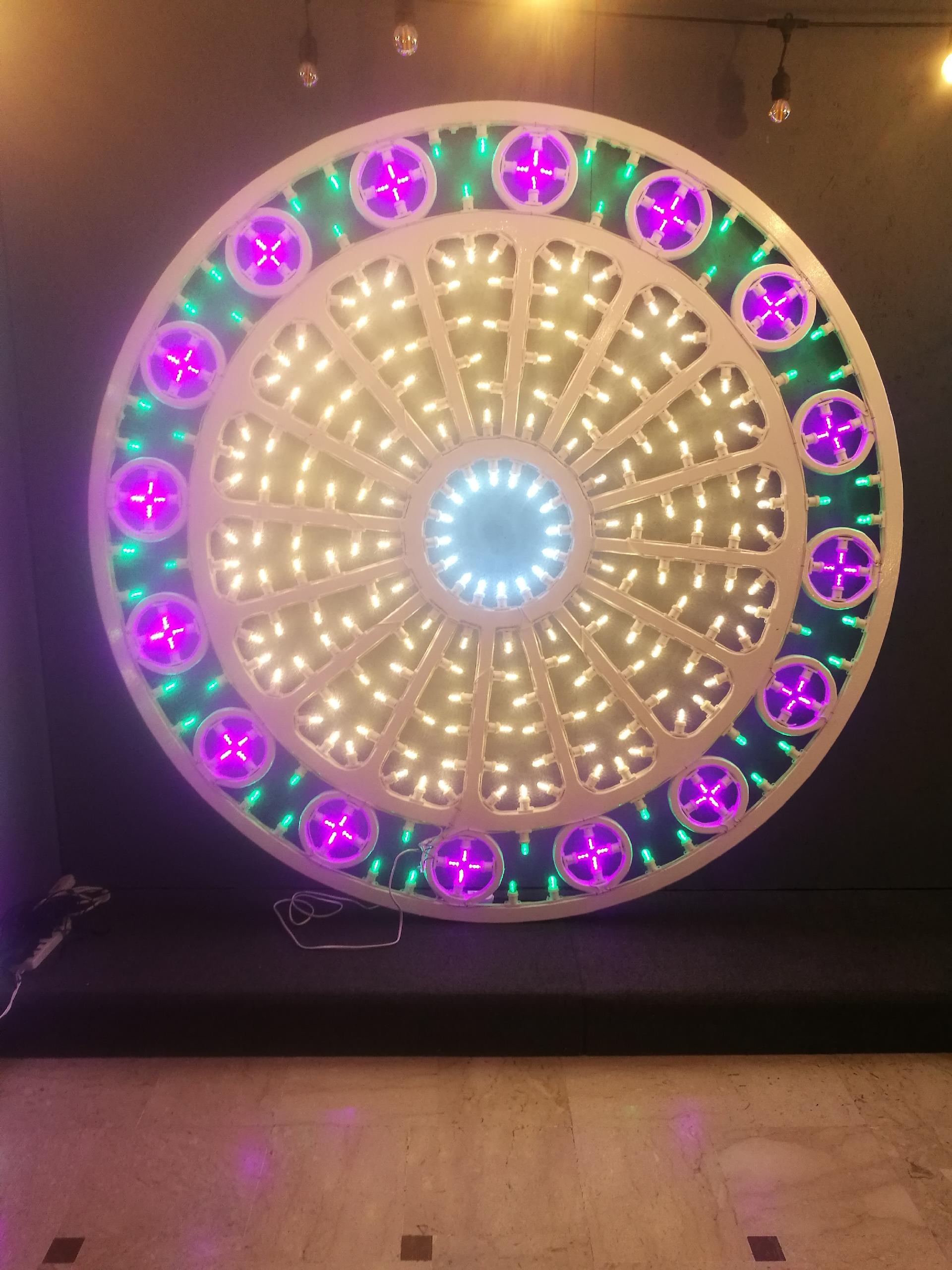 ROSONE MANDALA PER MATRIMONIO Luminarie Matrimonio