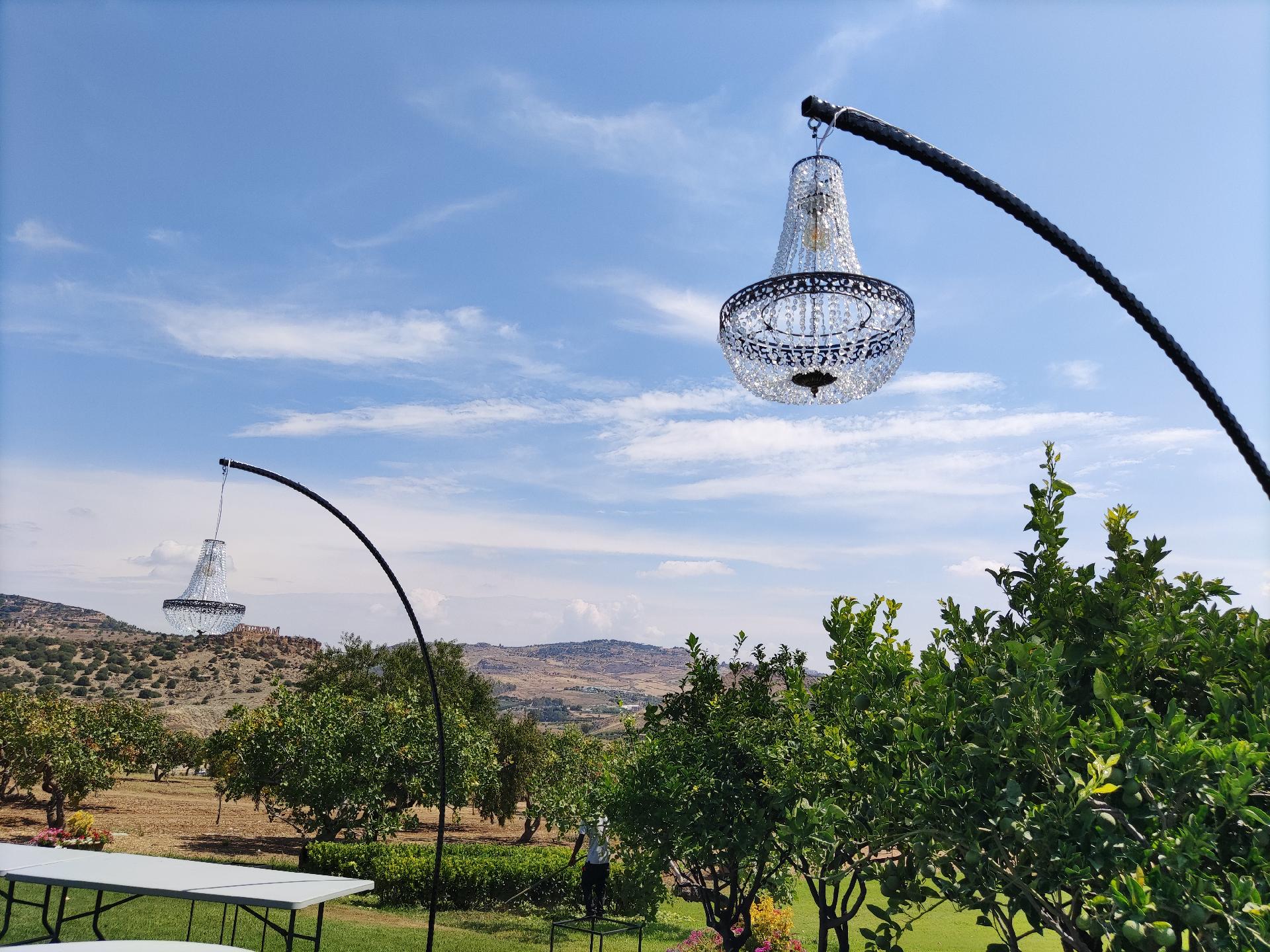 LAMPADARIO STILE MICRO IMPERO ANNI 20 Luminarie Matrimonio