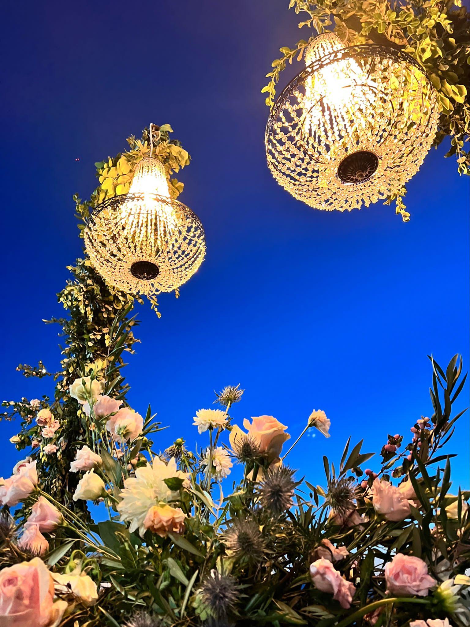 LAMPADARIO STILE MICRO IMPERO ANNI 20 Luminarie Matrimonio