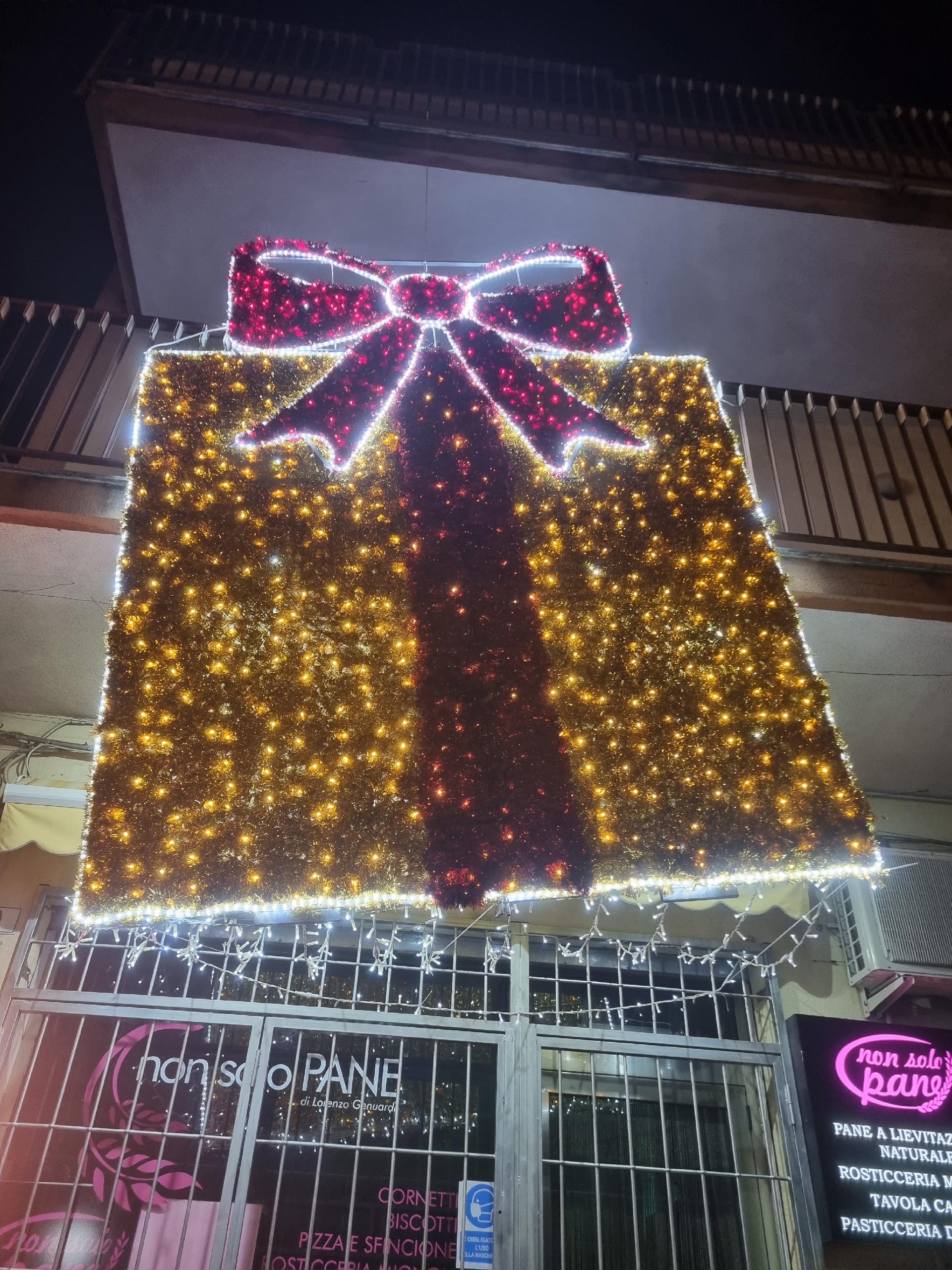 PACCO REGALO FLAT 2D Luminarie Natalizie Generico