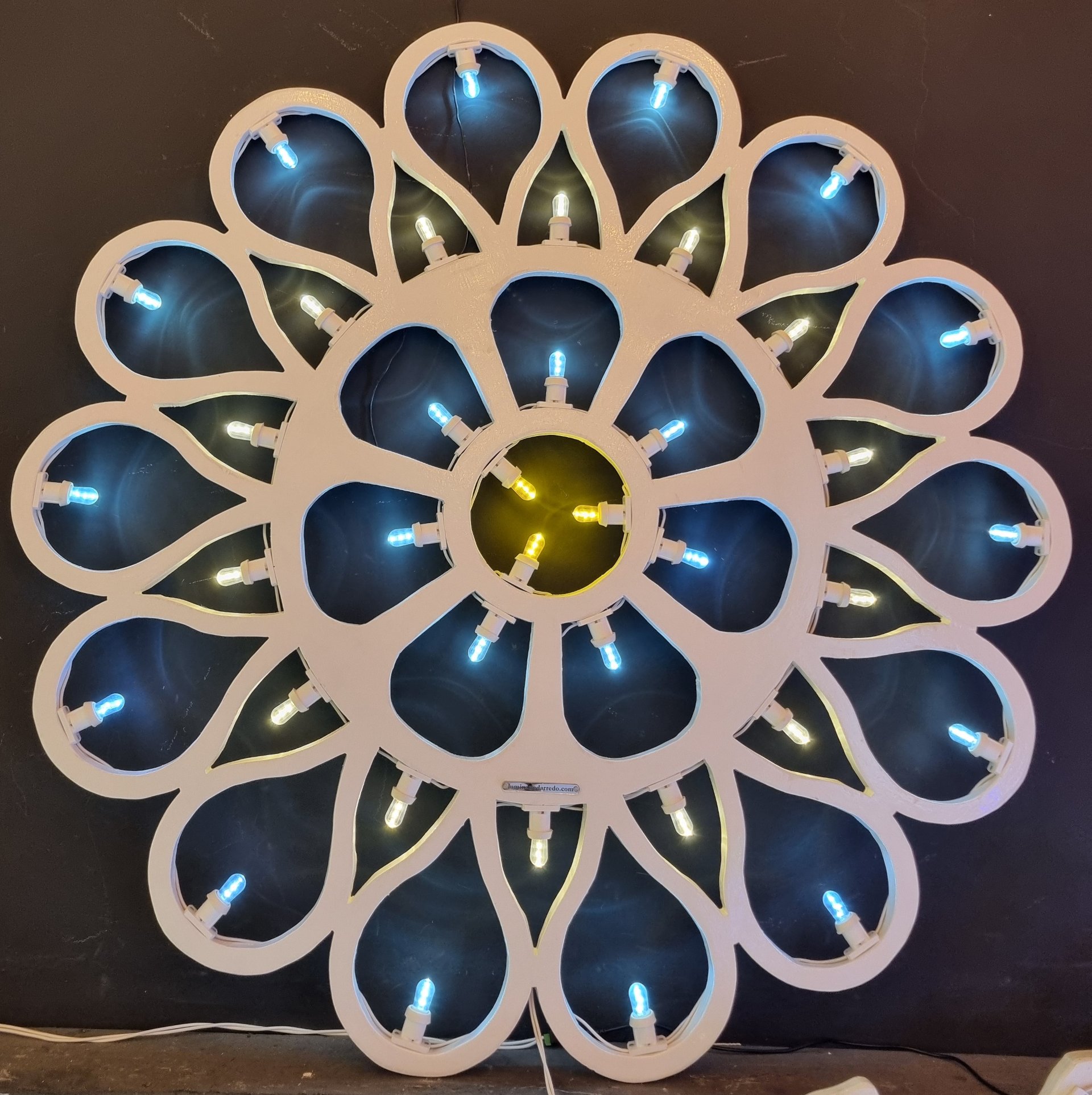 TELAIO LUMINARIA  MANDALA TABLE Telai Luminarie Telaio Luminaria D'Arredo