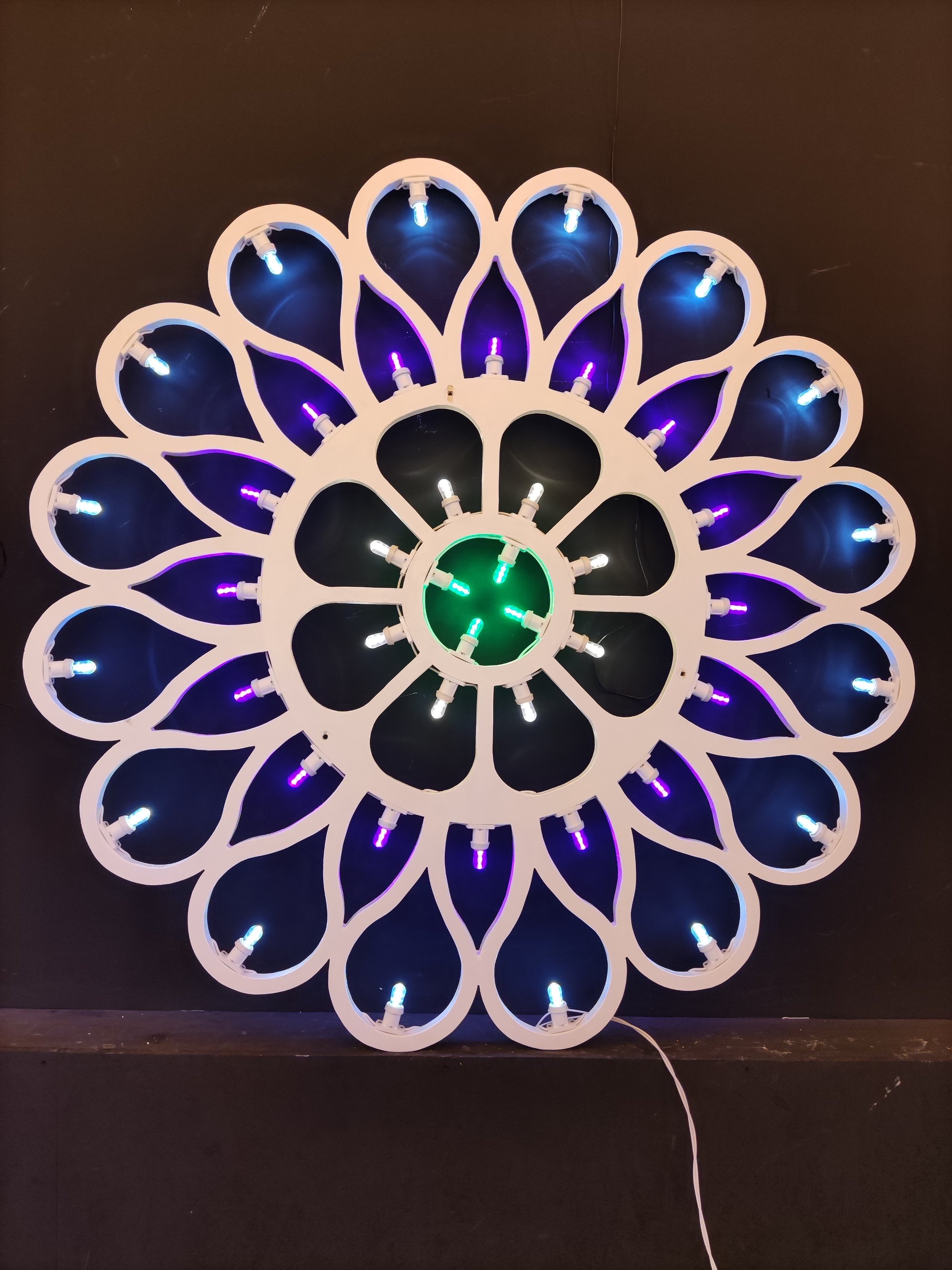 TELAIO LUMINARIA  MANDALA TABLE Telai Luminarie Telaio Luminaria D'Arredo