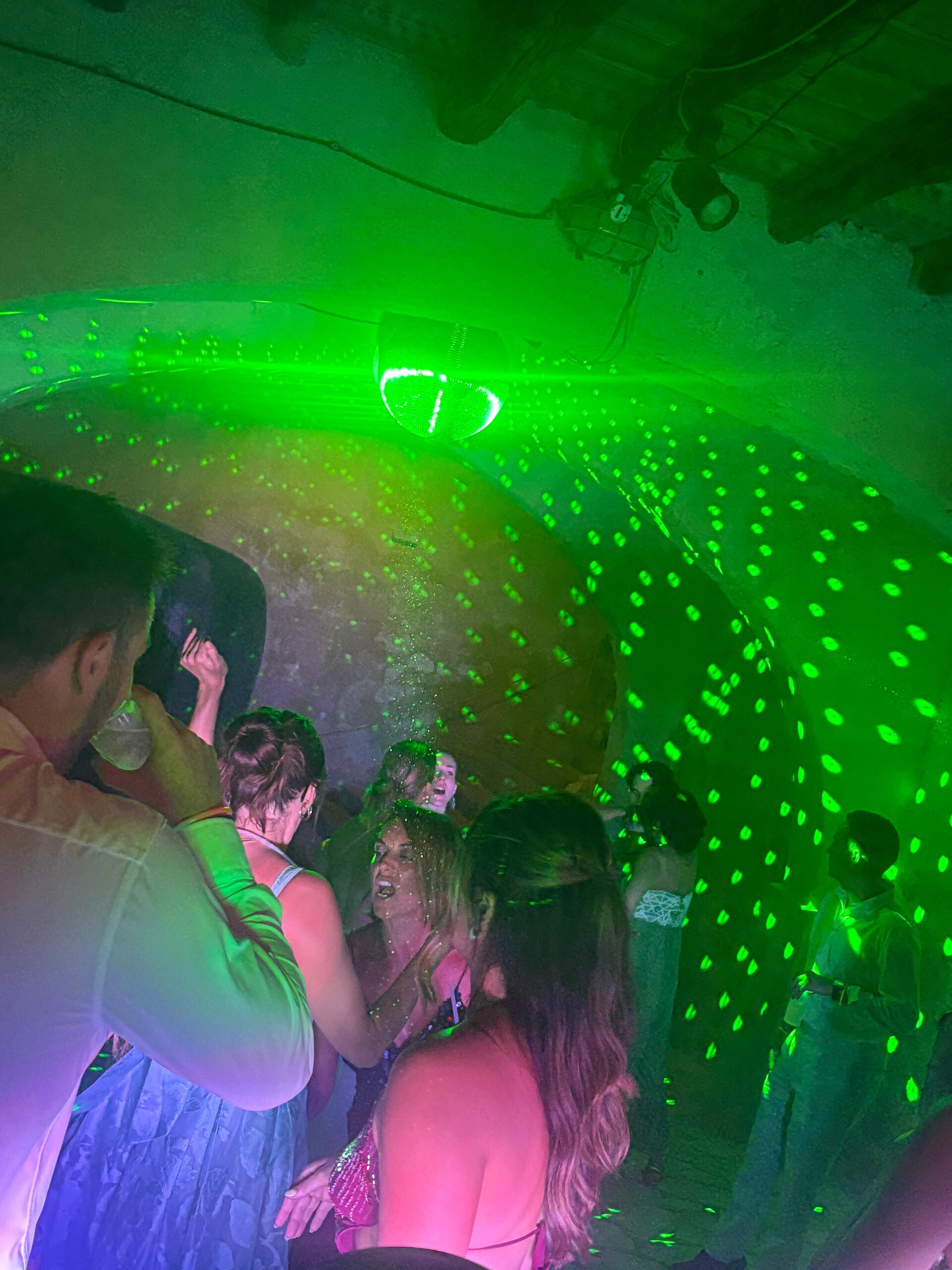 SERVICE PALLA SPECCHIATA DISCO BALL ANNI 80 Luminarie Matrimonio
