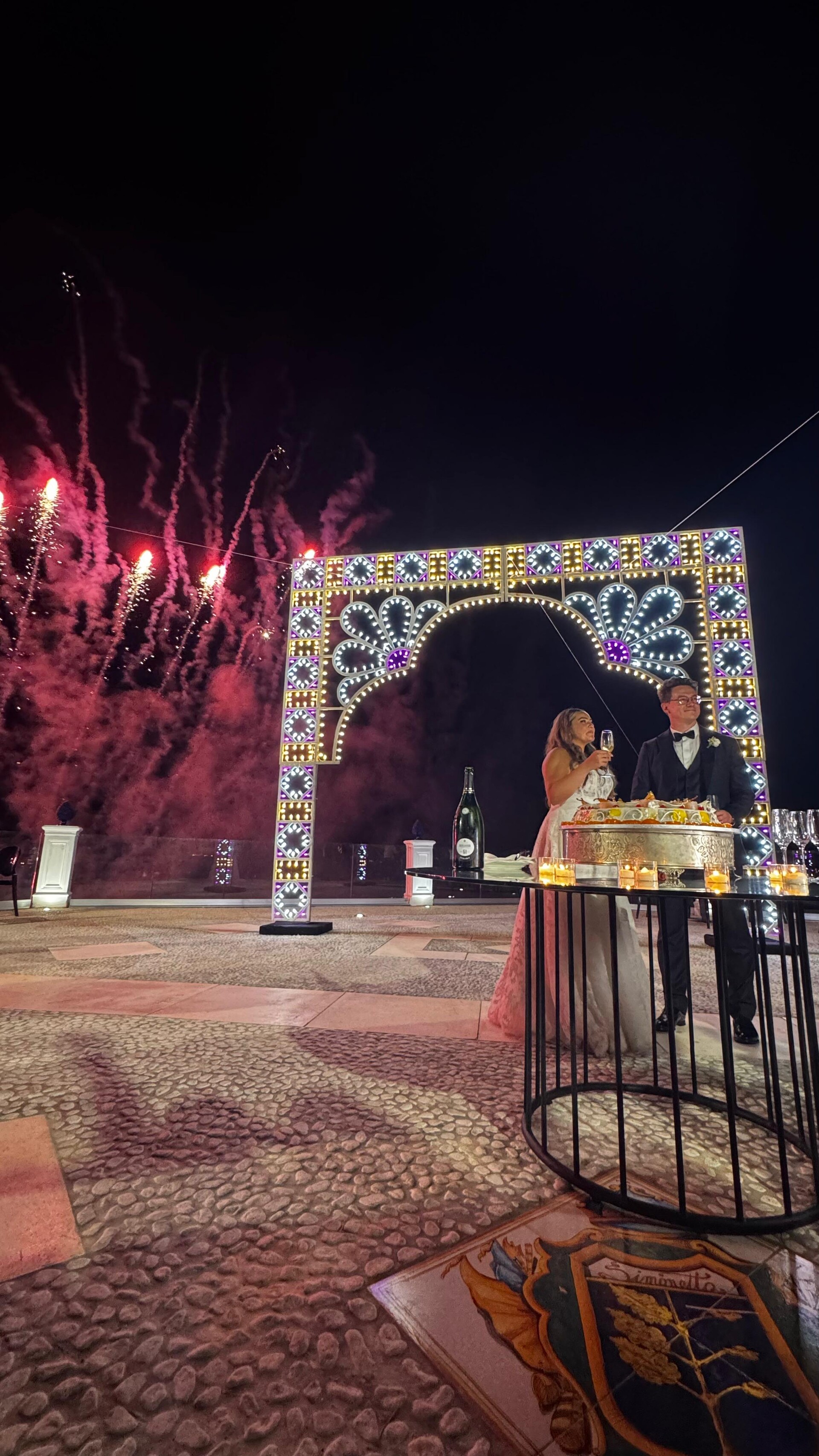 ARCO LUMINOSO FLOWERS 550 Luminarie Matrimonio