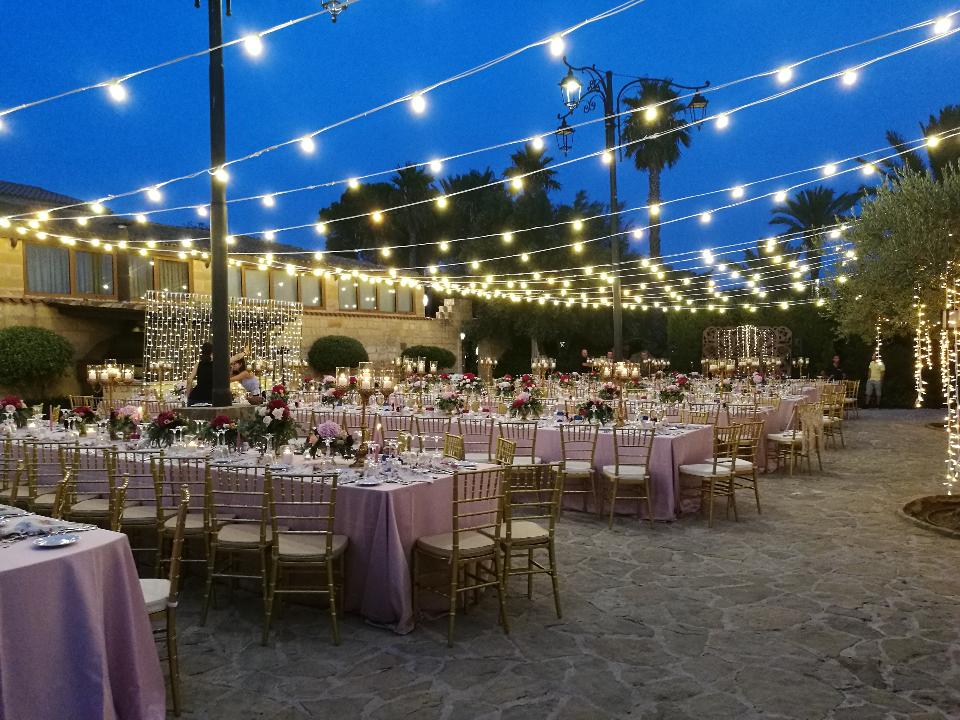 CIELO STELLATO LAMPADE VINTAGE Luminarie Matrimonio