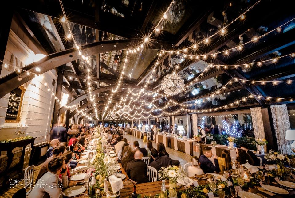 CIELO STELLATO MISTO - MICROLUCI E VINTAGE Luminarie Matrimonio