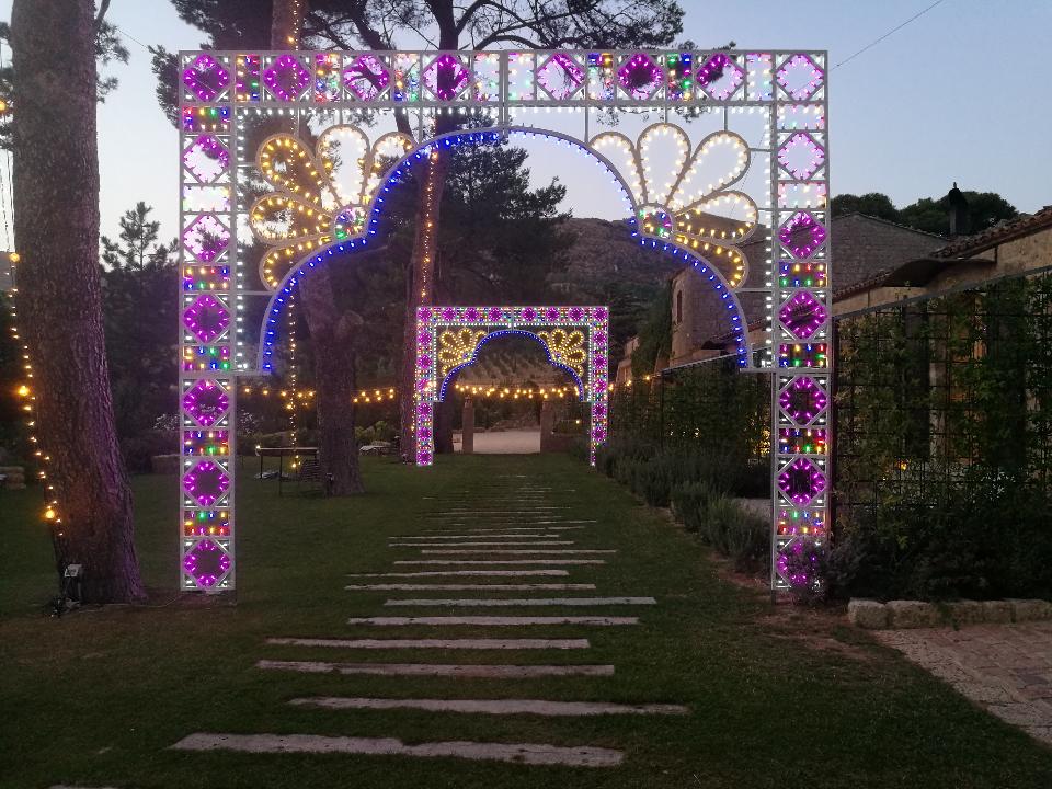 ARCO LUMINOSO FLOWERS 550 Luminarie Matrimonio