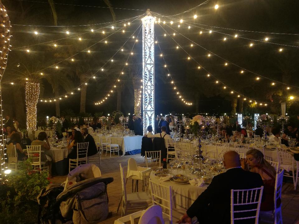 CIELO STELLATO LAMPADE VINTAGE Luminarie Matrimonio