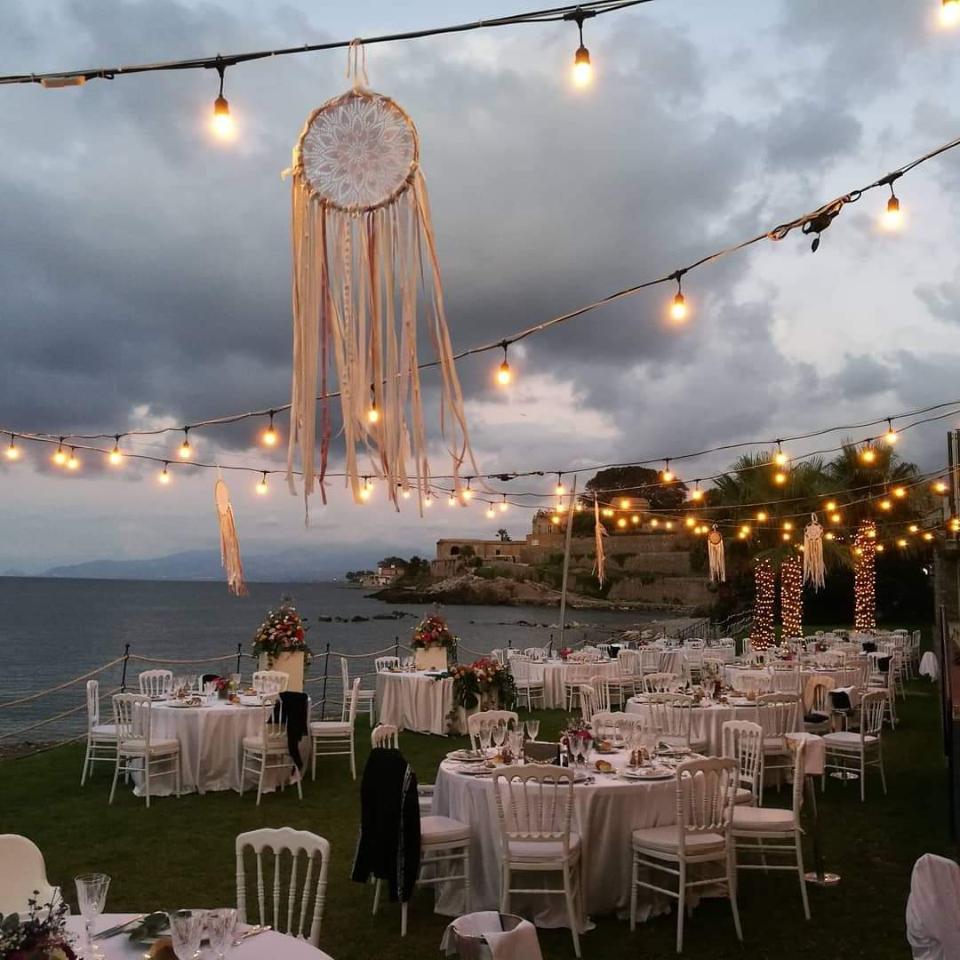 CIELO STELLATO LAMPADE VINTAGE Luminarie Matrimonio