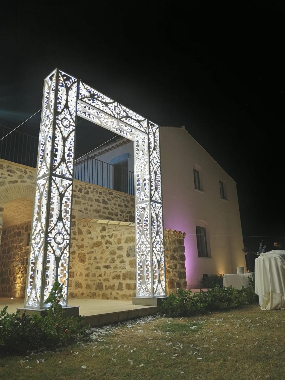 ARCO LUMINOSO CHARLESTON 3D Luminarie Matrimonio