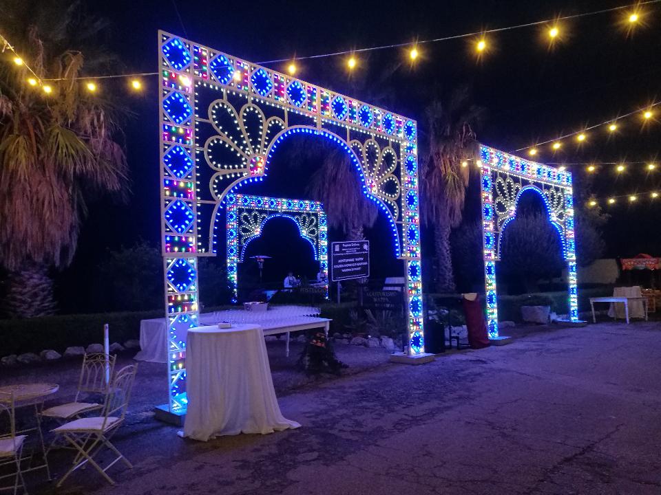 ARCO LUMINOSO FLOWERS 550 Luminarie Matrimonio