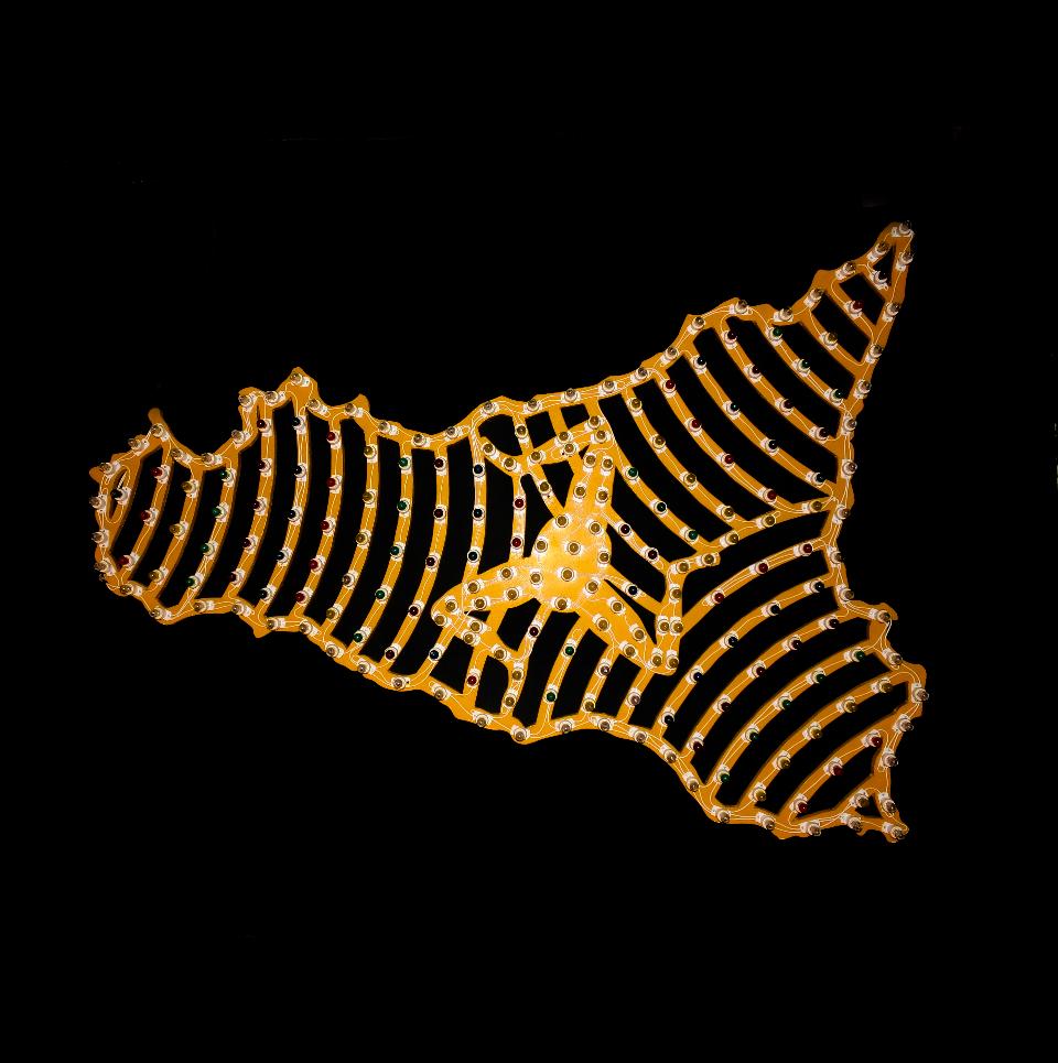 A SICILIA CU TRI JAMME Luminarie D'Arredo