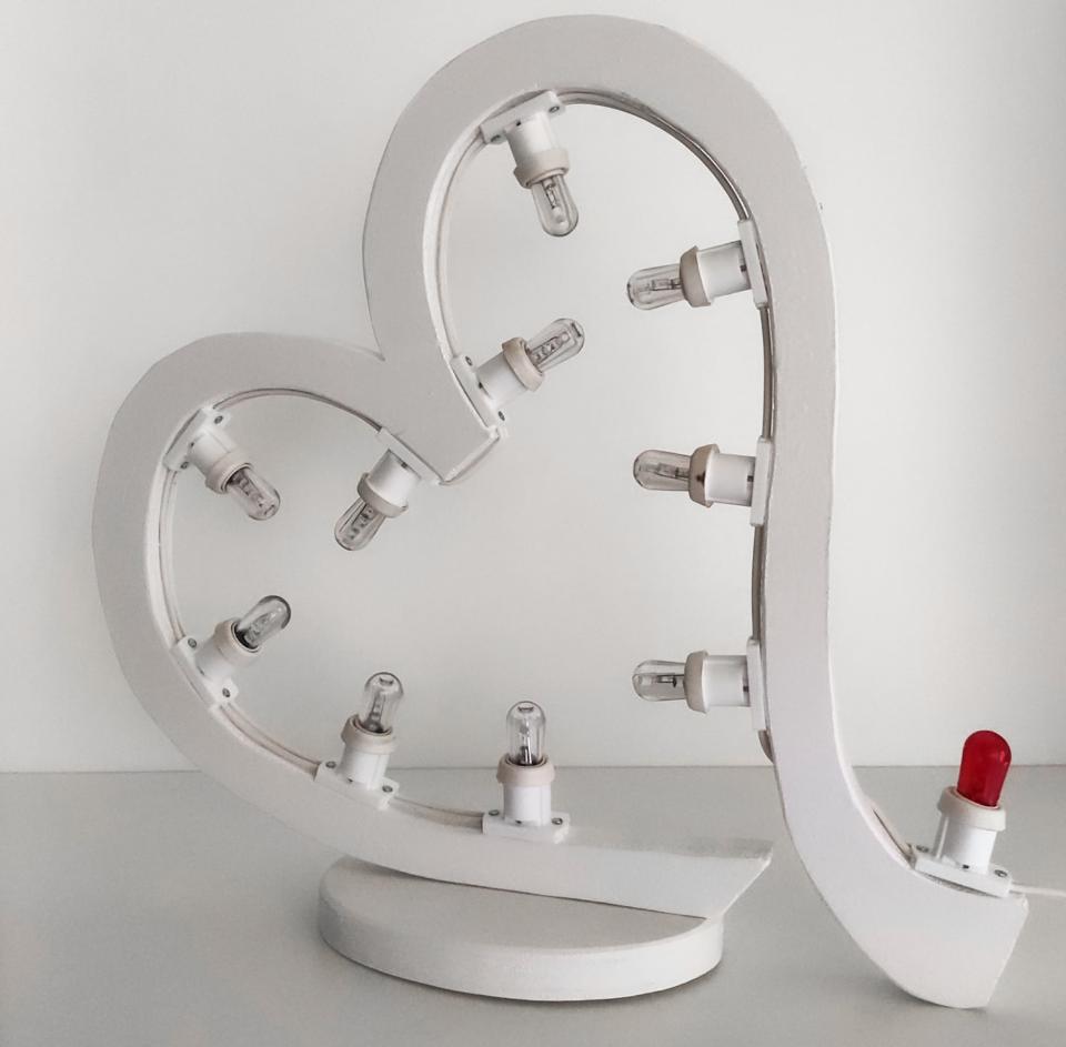 CUORE con Scia Luminare d'Arredo