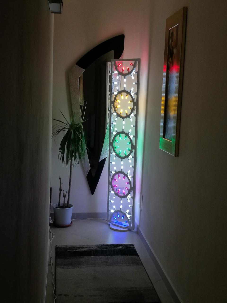 COLONNA QUATTRO CANTI Luminarie D'Arredo