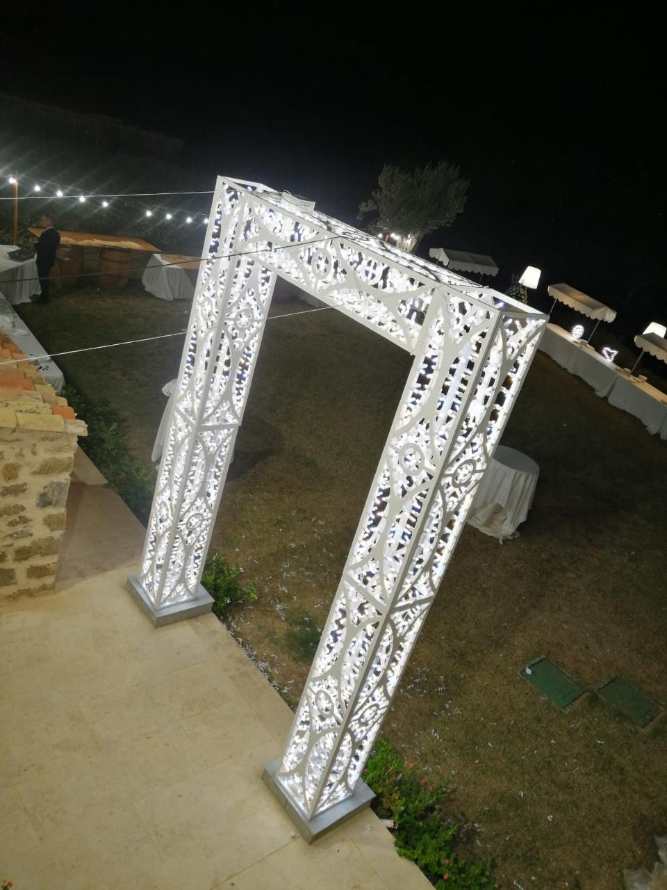 ARCO LUMINOSO CHARLESTON 3D Luminarie Matrimonio