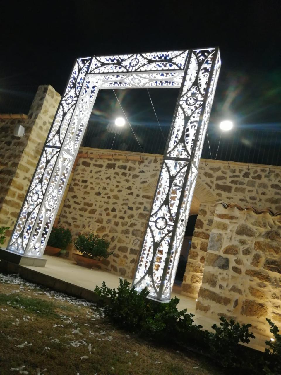 ARCO LUMINOSO CHARLESTON 3D Luminarie Matrimonio