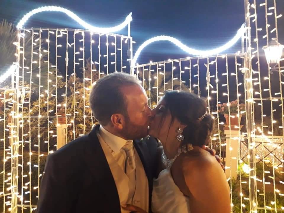 TENDA LUCI LED CASCATA di LUCI Luminarie Matrimonio