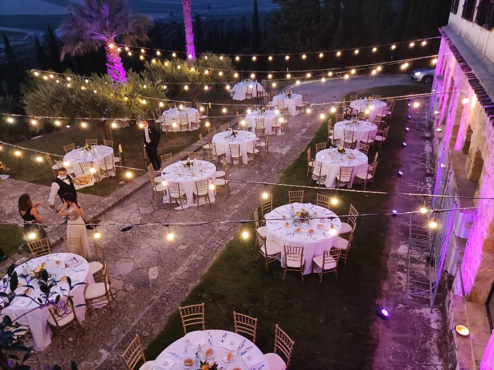 CIELO STELLATO LAMPADE VINTAGE Luminarie Matrimonio