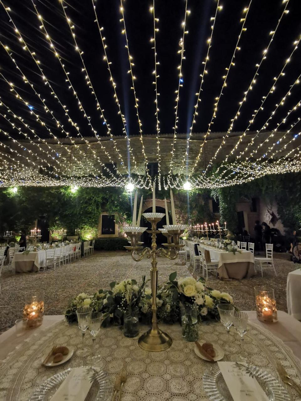 CIELO STELLATO MICROLUCI Luminarie Matrimonio