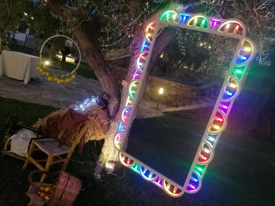 QUADRO LUMINOSO SELFIE TABLEAU DE MARIAGE Luminarie Matrimonio