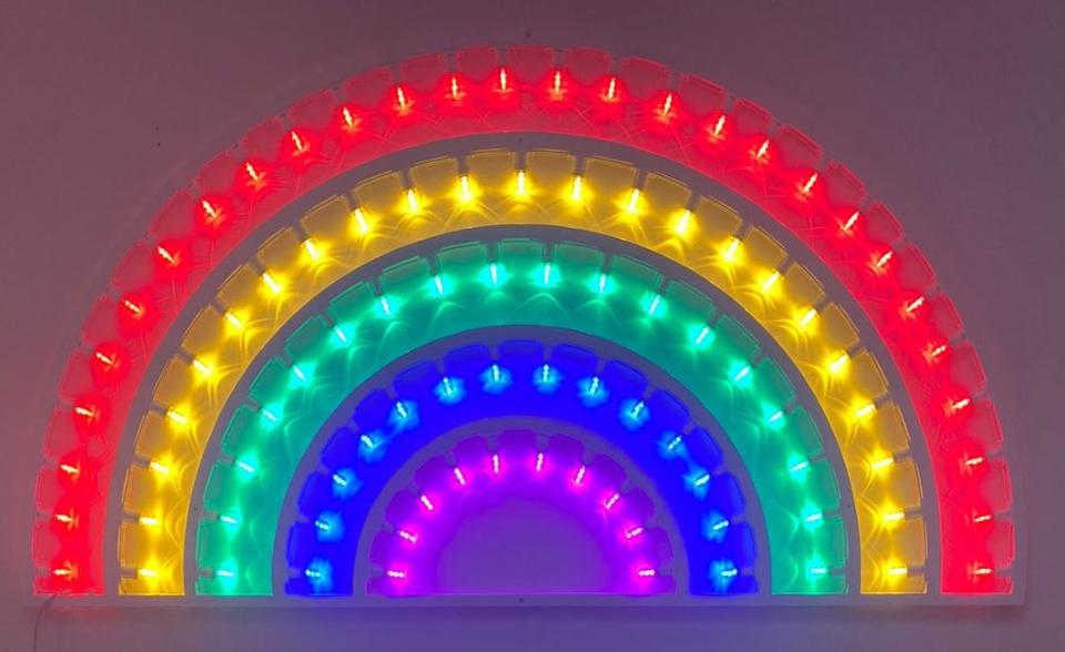SEMICERCHIO ARCOBALENO Luminarie D'Arredo