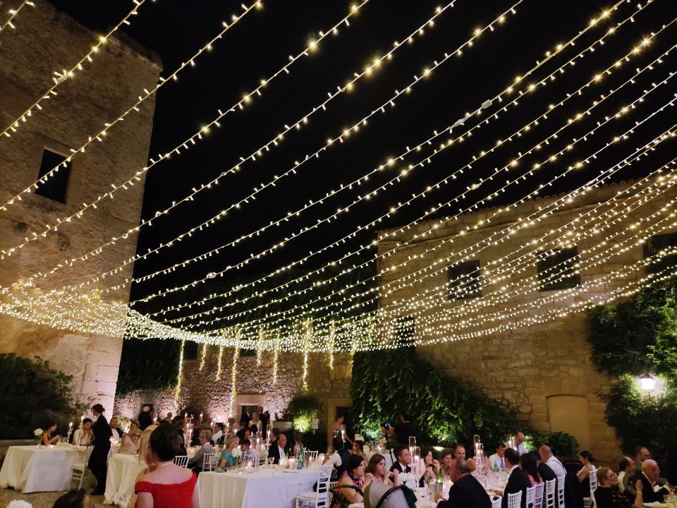 CIELO STELLATO MICROLUCI Luminarie Matrimonio