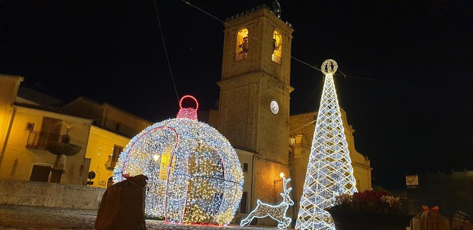 PALLA ROMBI DOPPIO INGRESSO 3D Luminarie Natalizie per Piazze