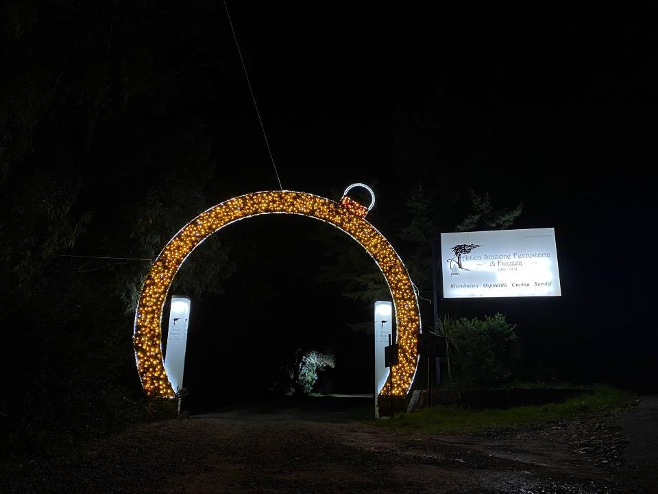 PALLA INGRESSO STATION Luminarie Natalizie per Piazze