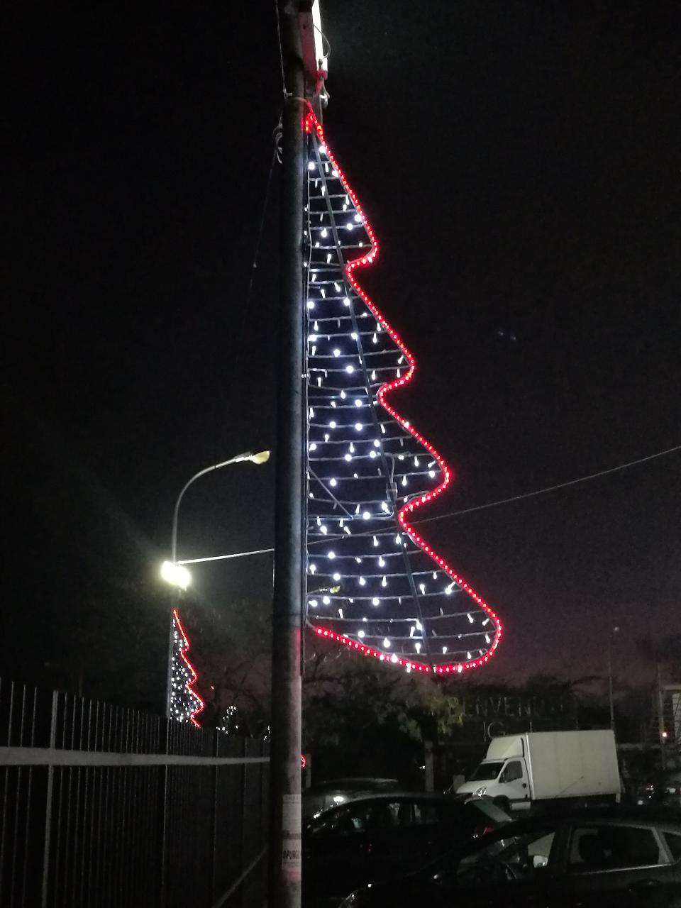 ALBERO ABETE Luminarie Natalizie per Strade