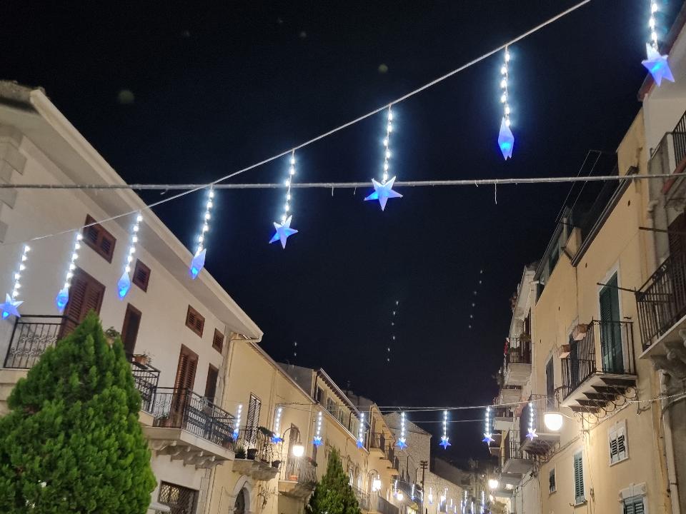 TENDINA ICE LIGHT Luminarie Natalizie per Strade