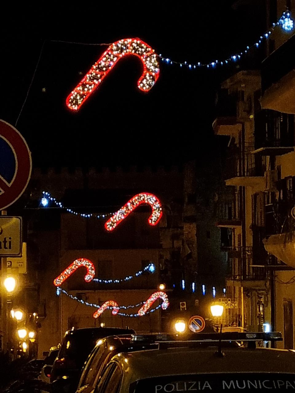 BASTONCINI CANDY CANES Luminarie Natalizie per Strade