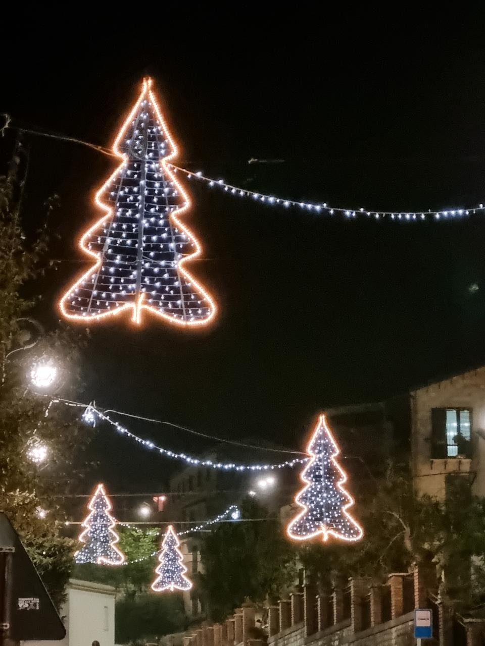 ALBERO ABETE Luminarie Natalizie per Strade