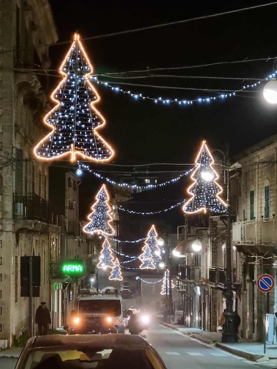 ALBERO ABETE Luminarie Natalizie per Strade