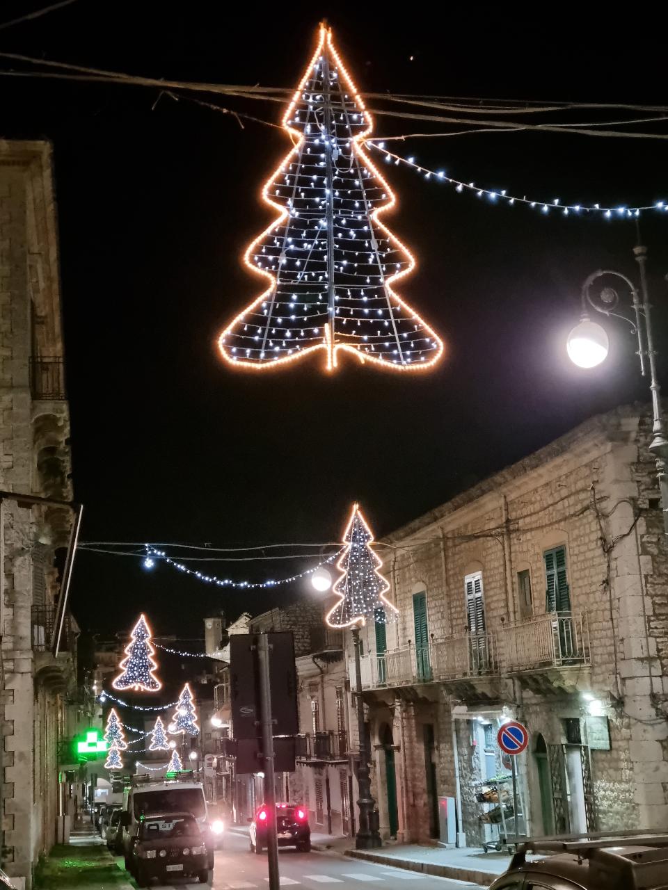 ALBERO ABETE Luminarie Natalizie per Strade