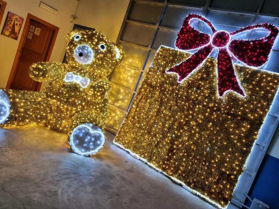 ORSO YOGHI 3D Luminarie Natalizie per Piazze