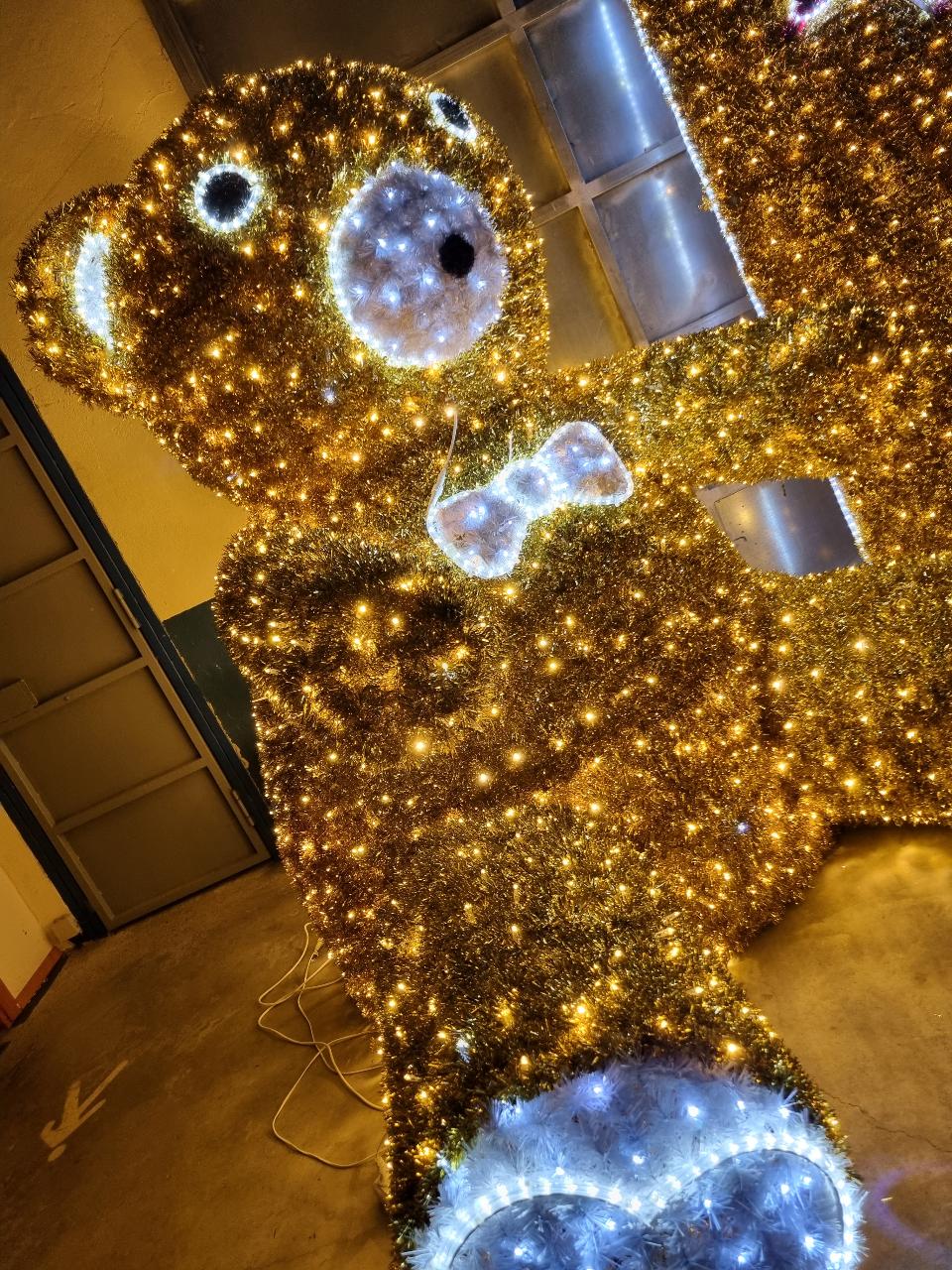 ORSO YOGHI 3D Luminarie Natalizie per Piazze