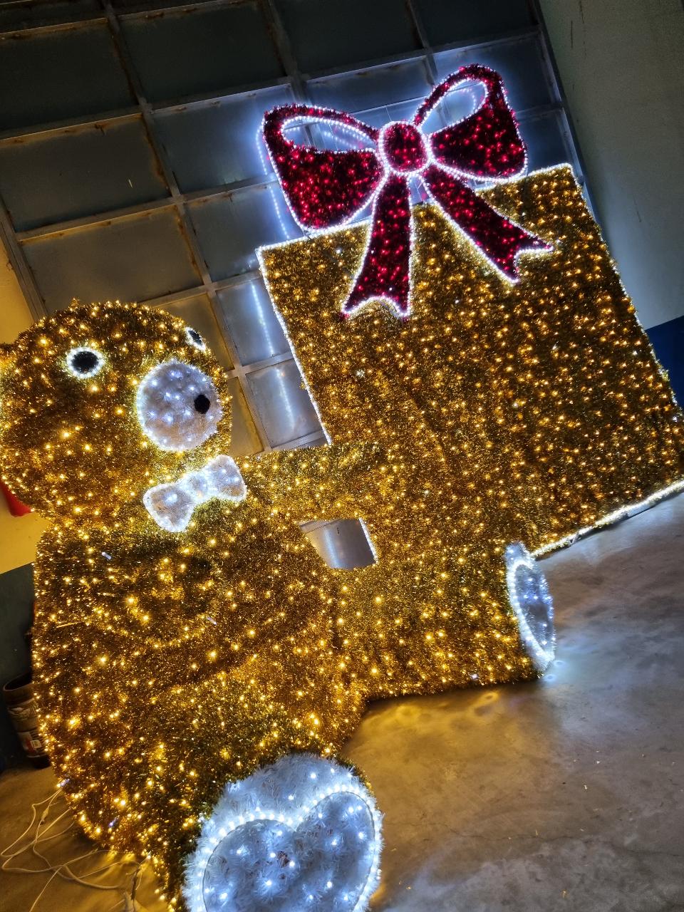 ORSO YOGHI 3D Luminarie Natalizie per Piazze