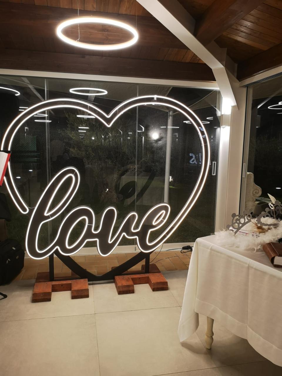 CUORE LUMINOSO FLEX LED Luminarie Matrimonio