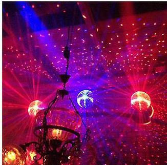 SERVICE PALLA SPECCHIATA DISCO BALL ANNI 80 Luminarie Matrimonio