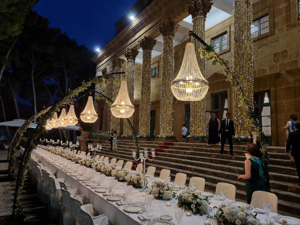 LAMPADARIO STILE IMPERO ANNI 20 Luminarie Matrimonio