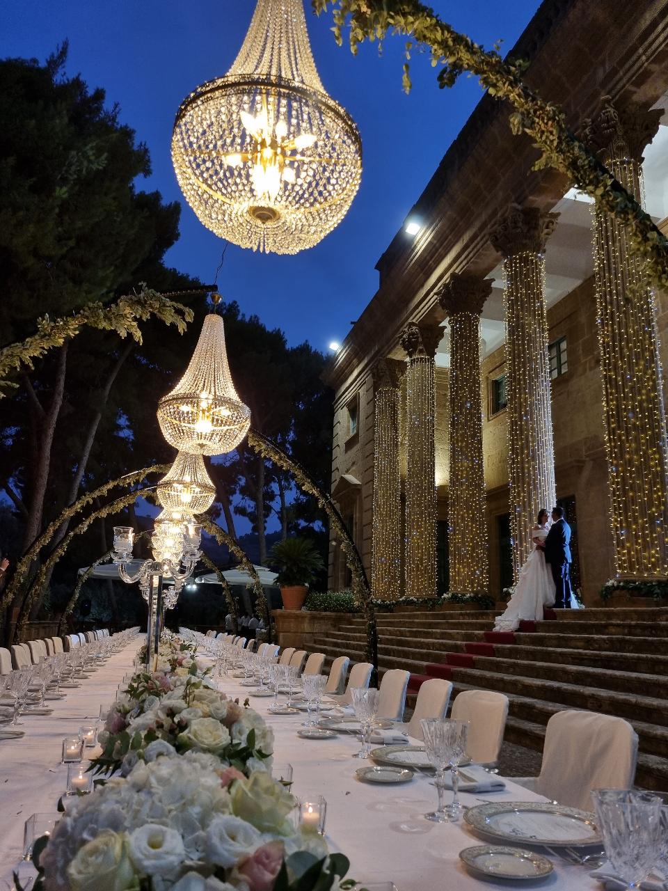 LAMPADARIO STILE IMPERO ANNI 20 Luminarie Matrimonio