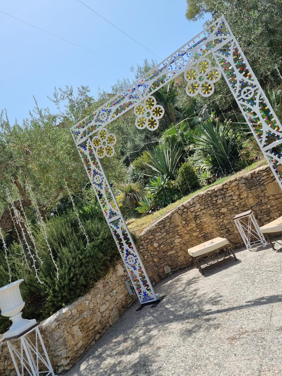 ARCHETTO TAGLIO TORTA FLOWERS 400 Luminarie Matrimonio