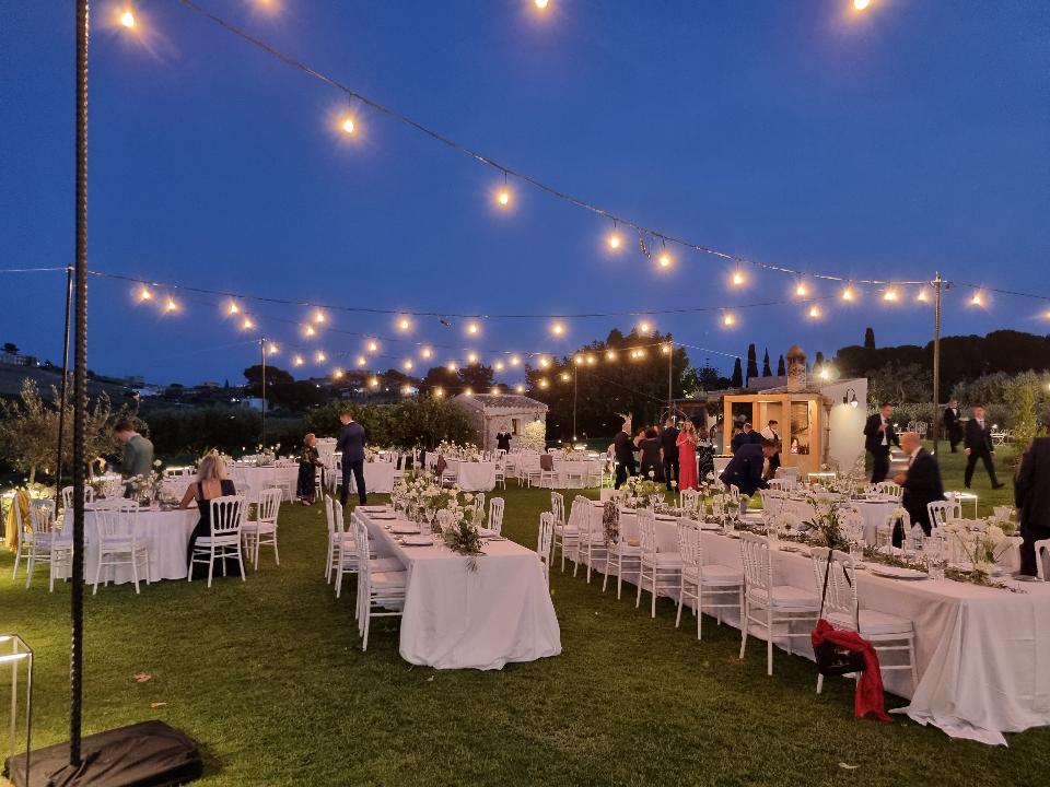 CIELO STELLATO LAMPADE VINTAGE Luminarie Matrimonio