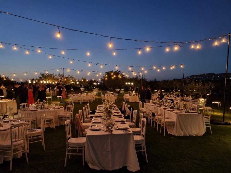 CIELO STELLATO LAMPADE VINTAGE Luminarie Matrimonio