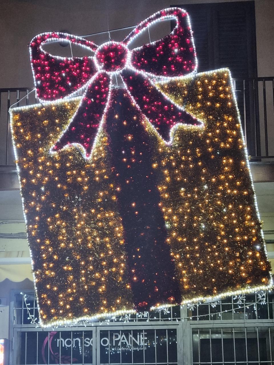 PACCO REGALO FLAT 2D Luminarie Natalizie Generico
