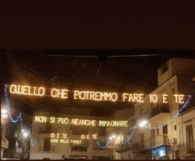 TESTO CANZONE LUMINOSO A LED Luminarie Natalizie per Strade